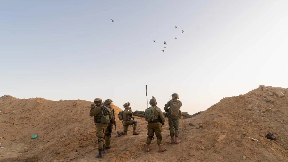 Israeli troops operating in the Hamas-ruled Gaza Strip, Nov. 30, 2023. Credit: IDF.