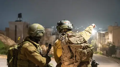 Israeli forces operating in northern Samaria, February 2025. Credit: IDF.