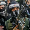 Palestinian gunmen from the Balata Brigade of the Lions’ Den terror group in the Askar refugee camp in the West Bank, Dec. 9, 2022. Photo by Nasser Ishtayeh/Flash90.