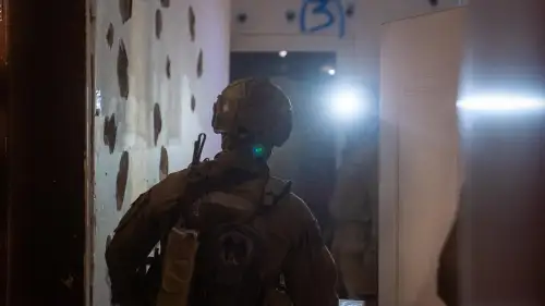 Israel Defense Forces soldiers work to demolish the home of a terrorist who participated in the Judea shooting attack that killed a 12-year-old Israeli boy and wounded three other civilians in late 2024, March 14, 2026. Credit: IDF.