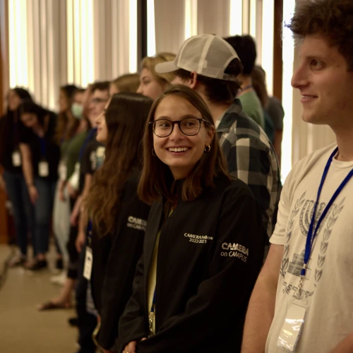 Students at CAMERA's International Student Leadership Conference in Boston, July-August 2022. Courtesy: CAMERA.