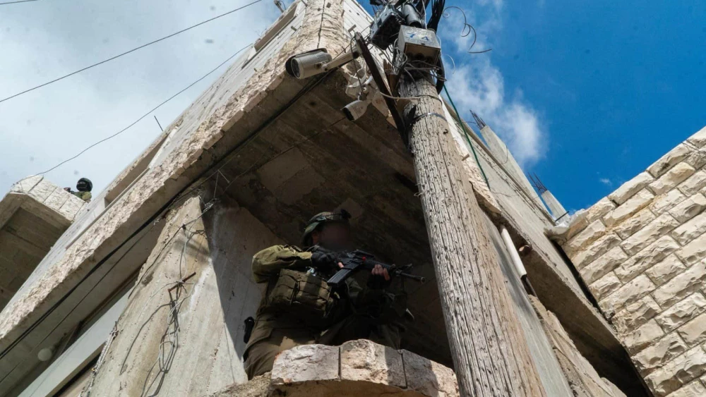 Israeli forces operating in the Gaza Strip, Feb. 10, 2024. Credit: IDF.