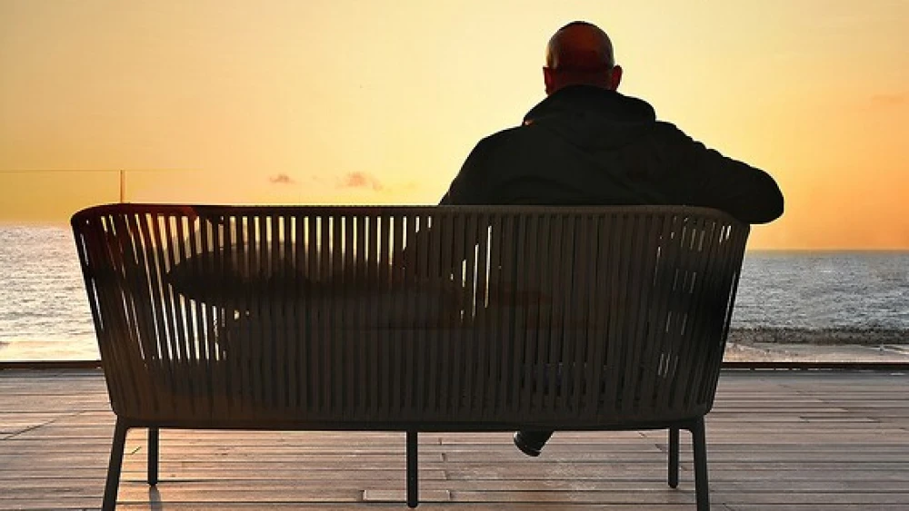 A., a Palestinian man who had to flee the Palestinian Authority after coming to the aid of Jewish victims of a Palestinian terror attack in 2016. Photo: Efrat Eshel.