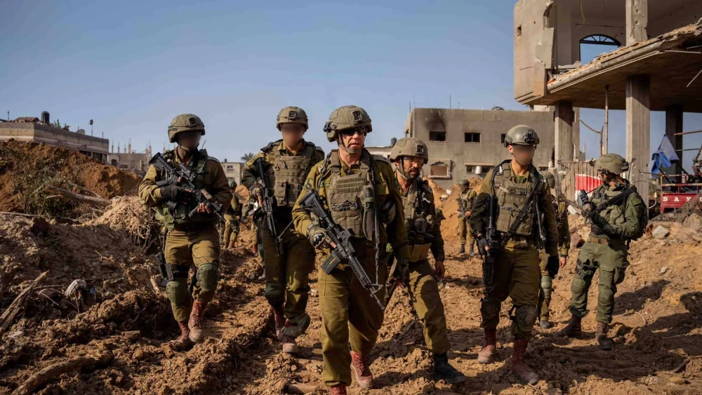 Israeli troops operating in the Hamas-ruled Gaza Strip, Dec. 21, 2023. Credit: IDF.