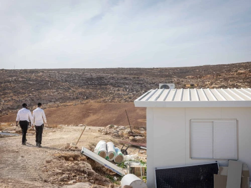 View of the Haredi Mitzpe Leah outpost in the Binyamin Regional Council of southern Samaria, Nov. 2, 2025. Photo by Chaim Goldberg/Flash90.