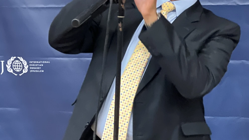 South African Chief Justice Mogoeng Mogoeng. (Credit: Maayan Hoffman)