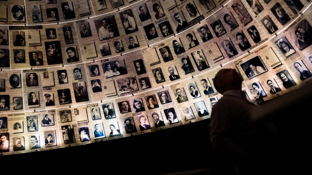 Visitors tour the Yad Vashem Holocaust Memorial museum in Jerusalem on International Holocaust Day, Jan. 26, 2017. Photo by Hadas Parush/Flash90.
