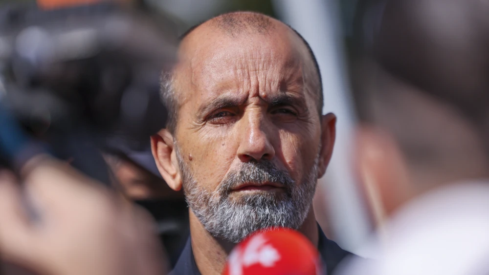Chief of Israel Police Daniel Levi at the scene of a shooting incident in Ramla, central Israel, on May 11, 2026. Photo by Yossi Aloni/Flash90.