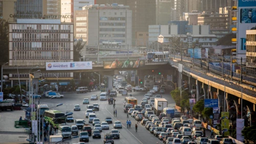 A view of Addis Ababa, Ethiopia. Photo by Yonatan Sindel/Flash90.