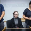 Lara Alqasem, a 22-year-old American graduate student, arrives to the courtroom at the Tel Aviv District court on October 11, 2018. Credit: Miriam Alster/Flash90