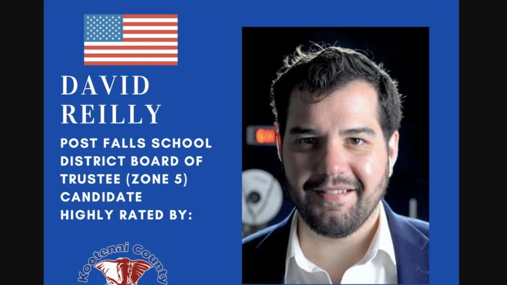 An Idaho Republican Party endorsement of school-board candidate David Reilly. Source: Screenshot.