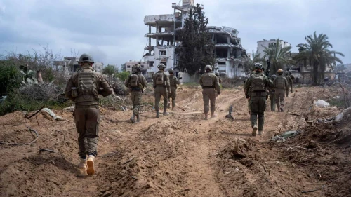 Israeli troops operating in the Gaza Strip, March 23, 2024. Credit: IDF.