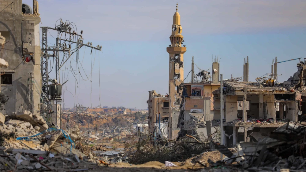 The Nuseirat camp in Gaza City, Jan. 19, 2025. Photo by Ali Hassan/Flash90.
