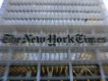 The New York Times' building in New York City on Jan. 22, 2026. Photo by Angela Weiss/AFP via Getty Images.