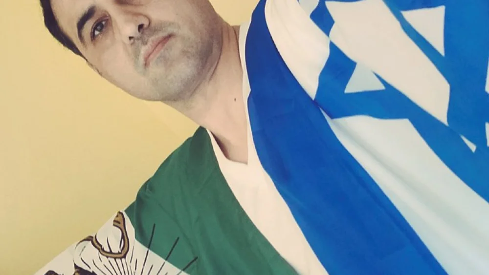 Ahmad Batebi, an Iranian non-Jewish activist and journalist. Source: Twitter.