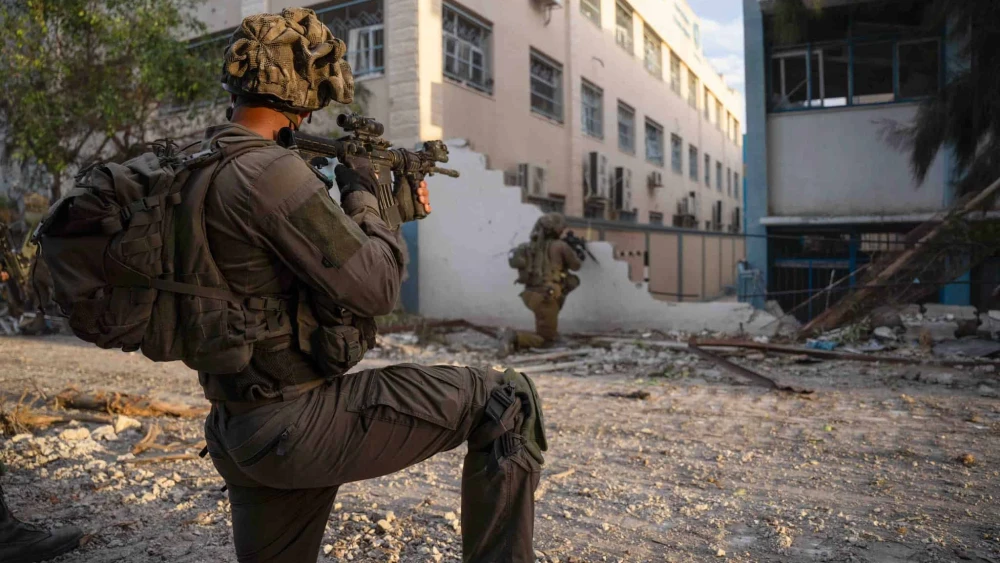 Israeli troops operating in the Hamas-ruled Gaza Strip, Nov. 29, 2023. Credit: IDF.