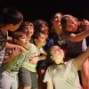 Children evacuated from Moshav Yevul at a hostel near the Dead Sea. Photo courtesy of Moshav Yevul.