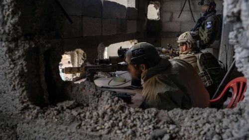 IDF soldiers in the Gaza Strip, March 3, 2024. Credit: IDF.