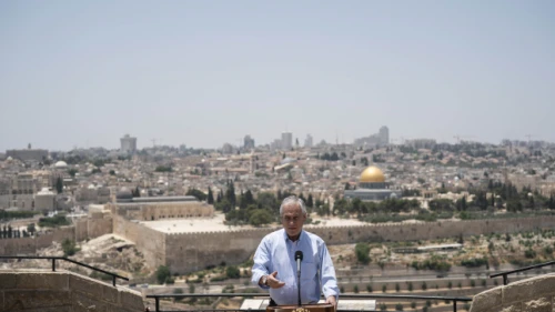 Chilean President Sebastián Piñera in Jerusalem, June 2019. Credit: prensa.presidencia.cl.