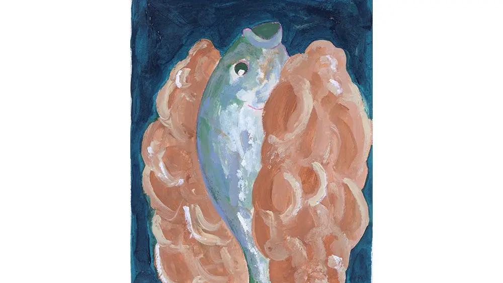 Shabbat fish by Mark Podwal