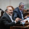 Ra'am Party leader Mansour Abbas speaks during a plenary session at the Knesset assembly hall, Nov. 29, 2021. Photo by Yonatan Sindel/Flash90.