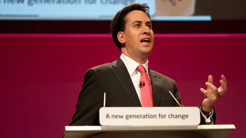 Ahead of the British election, Labour Party leader Ed Miliband (pictured), who is Jewish, has drawn criticism from his own religious community for his party's support of a Palestinian state. Credit: Ed Miliband/Flickr via Wikimedia Commons.