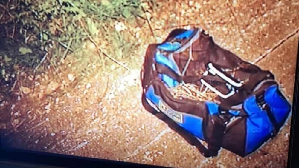 The bomb seized by Shin Bet (Israel Security Agency) officers in Samaria. Credit: Shin Bet Spokesperson's Office.
