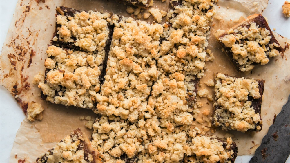 Charoset Bars. Credit: Courtesy of Chanie Apfelbaum.