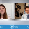 Moderna CMO Tal Zaks speaking at the Birthright Excel Israel Summit virtual conference. Source: Screenshot.