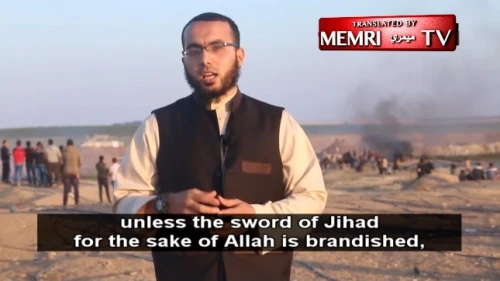 Khaled Hany Morshid: "Allah mentioned the enmity of the Jews toward Islam and the Muslims in His book." Morshid posted the video of himself on his social-media channels on April 14. (MEMRI)