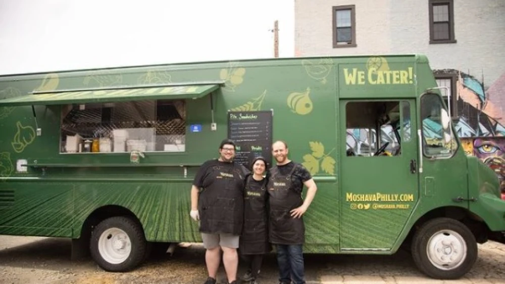 The Israeli-owned Moshava food truck. Source: Screenshot.