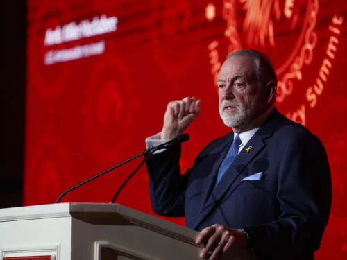 Mike Huckabee at the JNS International Policy Summit 2025. Monday, April 28