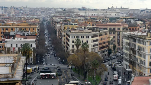 A general view of Rome on Feb 09, 2018. Photo by Gili Yaari/Flash90.
