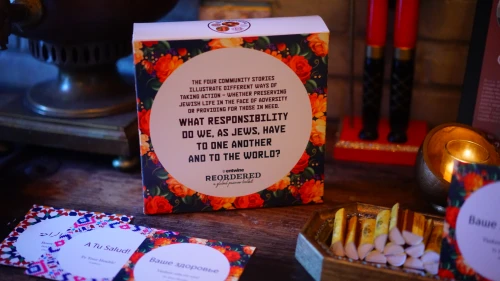 The American Jewish Joint Distribution Committee has a long-held tradition of delivering matzah and other items for Passover. Credit: Courtesy.