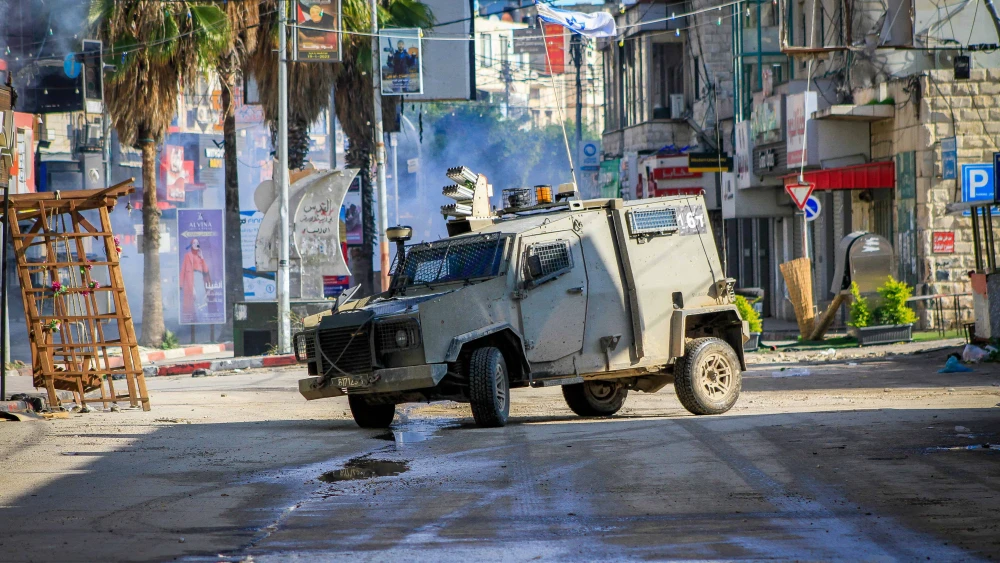 Israeli security forces operate in the Samaria city of Jenin, Dec. 14, 2023. Photo by Nasser Ishtayeh/Flash90.