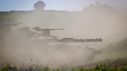 IDF Tanks Golan Heights