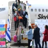 Ukrainian Jews arrive on aliyah at Ben-Gurion Airport, Feb. 20, 2022. Photo by Tomer Neuberg/Flash90.