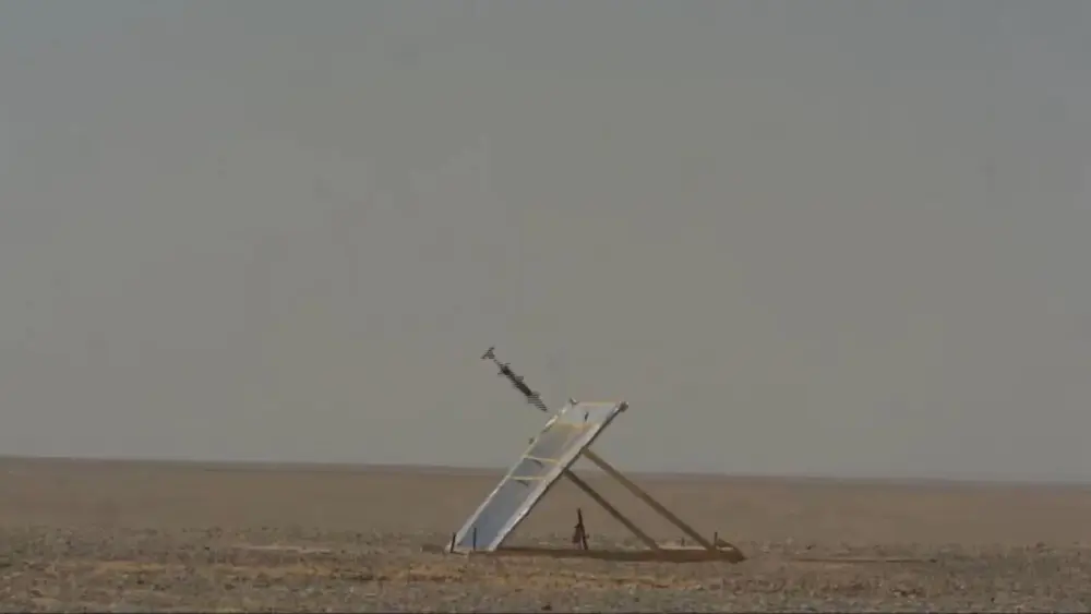 An “Iron Sting” launcher. Credit: Israeli Defense Ministry.