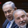 Israeli Prime Minister Benjamin Netanyahu and then-Defense Minister Avigdor Lieberman at the Knesset on June 1, 2016. Photo by Yonatan Sindel/Flash90.