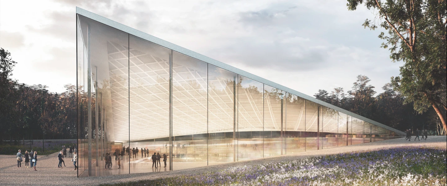 Design for the Babyn Yar Memorial Center. Credit: BYHMC/Querkraft.