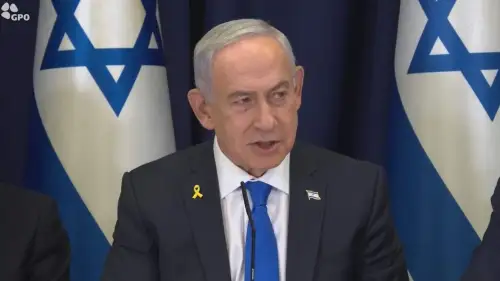 Prime Minister Benjamin Netanyahu at the weekly Cabinet meeting in Jerusalem on Sept. 7, 2025. Photo by Omer Meron/GPO.