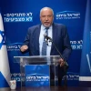 Yisrael Beiteinu Party leader Avigdor Liberman leads a faction meeting at the Knesset in Jerusalem, May 5, 2025. Photo by Yonatan Sindel/Flash90.