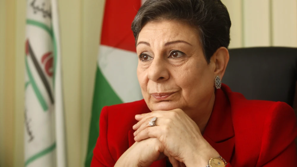 Palestinian politician Hanan Ashrawi in her office in Ramallah, Jan. 31, 2012. Photo by Miriam Alster/Flash90.