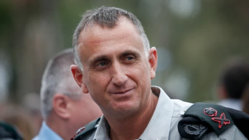 Incoming Israel Defense Forces Chief of Intelligence, Maj. Gen. Tamir Heiman during a a ceremony appointing him in the position at Glilot military base near Tel Aviv, March 28, 2018. Photo by Miriam Alster/Flash90