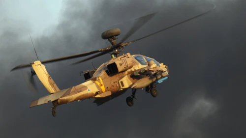An IAF AH-64 Apache helicopter gunship, July 6, 2021. Photo by Ofer Zidon/Flash90.
