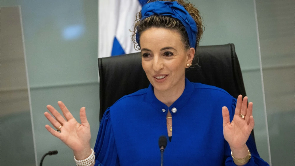 Idit Silman, head of the Knesset Health Committee, leads a committee meeting at the Knesset on Nov. 30, 2021. Photo by Yonatan Sindel/Flash90.