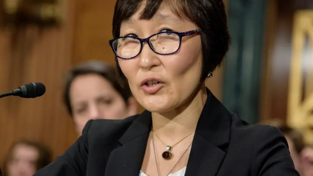 Saule Omarova, Sept. 18, 2018. Credit: Senate Banking Committee via Wikimedia Commons.