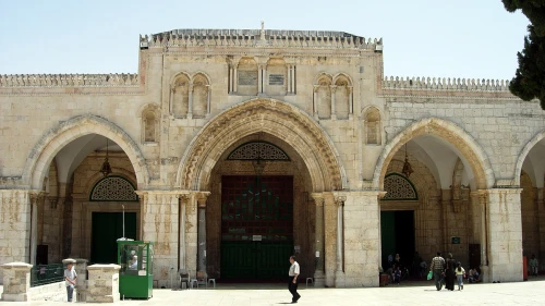 Al-Aqsa mosque on the Temple Mount in Jerusalem. Credit: Mark A. Wilson/Department of Geology, the College of Wooster.