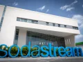 A view of the SodaStream factory in Israel's Negev Desert near the Bedouin city of Rahat, April 7, 2019. Photo by Hillel Maeir/Flash90.