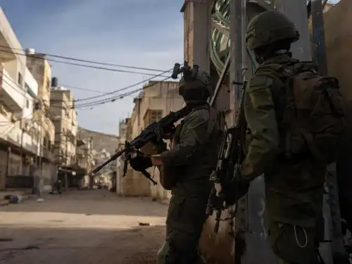 Israeli soldiers operate in Judea and Samaria, March 27, 2025. Credit: IDF.